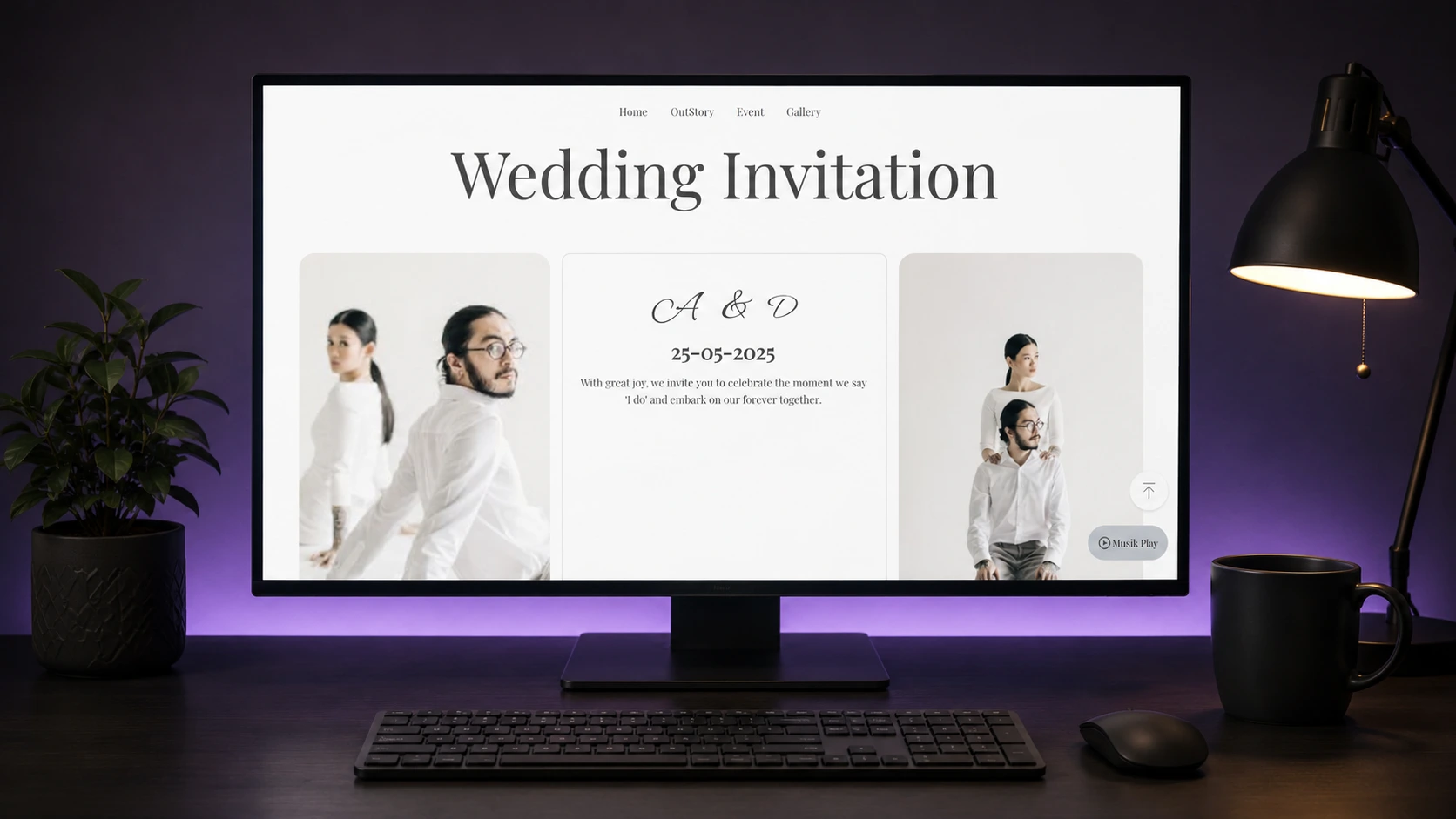 Wedding project visual
